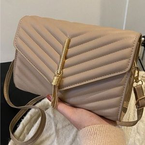 Beige Crossbody bag